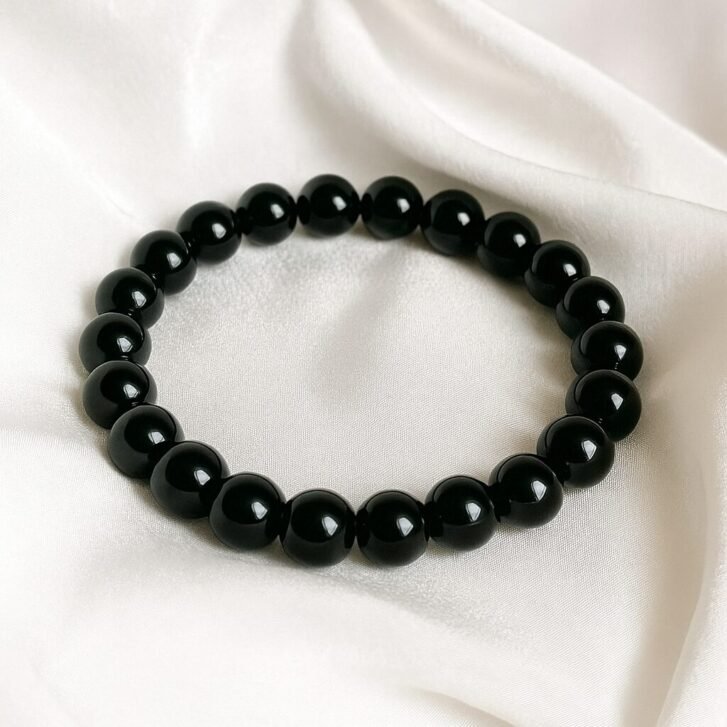 REIKI INFUSED BLACK TOURMALINE BRACELET