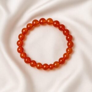 REIKI INFUSED RED CARNELIAN BRACELET