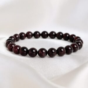 REIKI INFUSED GARNET BRACELET
