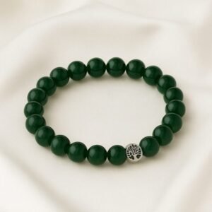 REIKI INFUSED GREEN JADE BRACELET