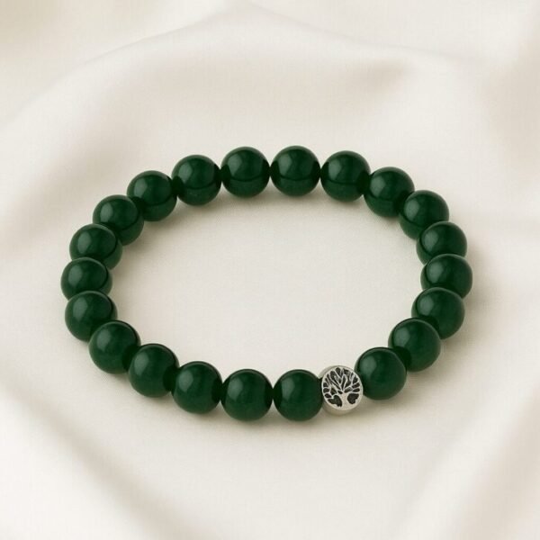 REIKI INFUSED GREEN JADE BRACELET