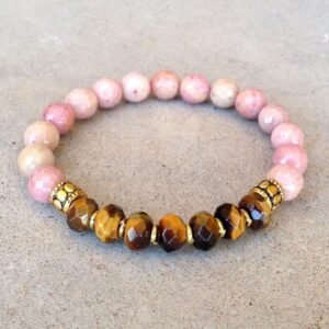 Tiger's Eye + Rhodochrosite