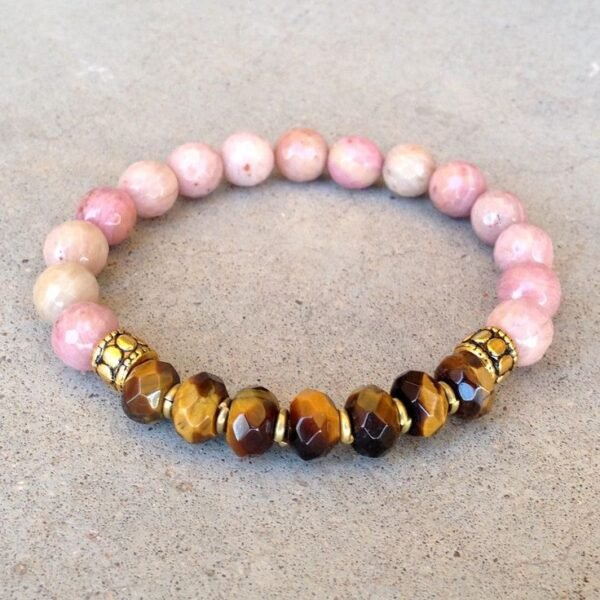 Tiger's Eye + Rhodochrosite
