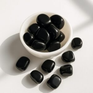 REIKI INFUSED BLACK TOURMALINE TUMBLE STONE