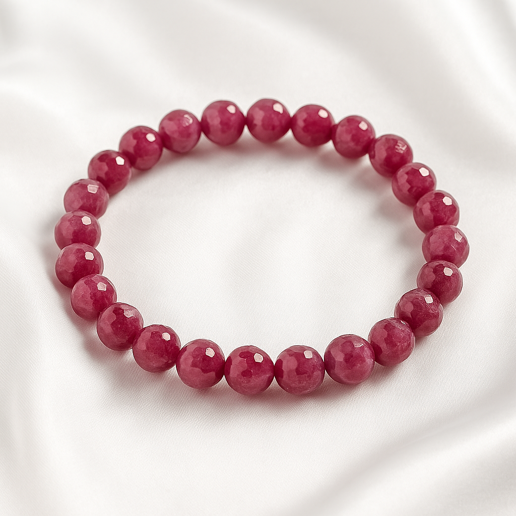 REIKI INFUSED RUBY BRACELET